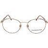 Calabria Designer Round Blue Light Filter Reading Glasses Fundamental Gold 52mm - 3 of 4