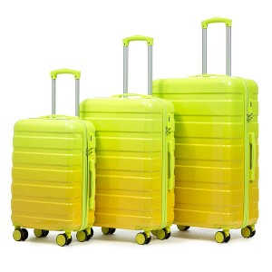 Mlmh & Kngwa 3 pcs Spinner Wheel Luggage With Gradient Color - 1 of 4