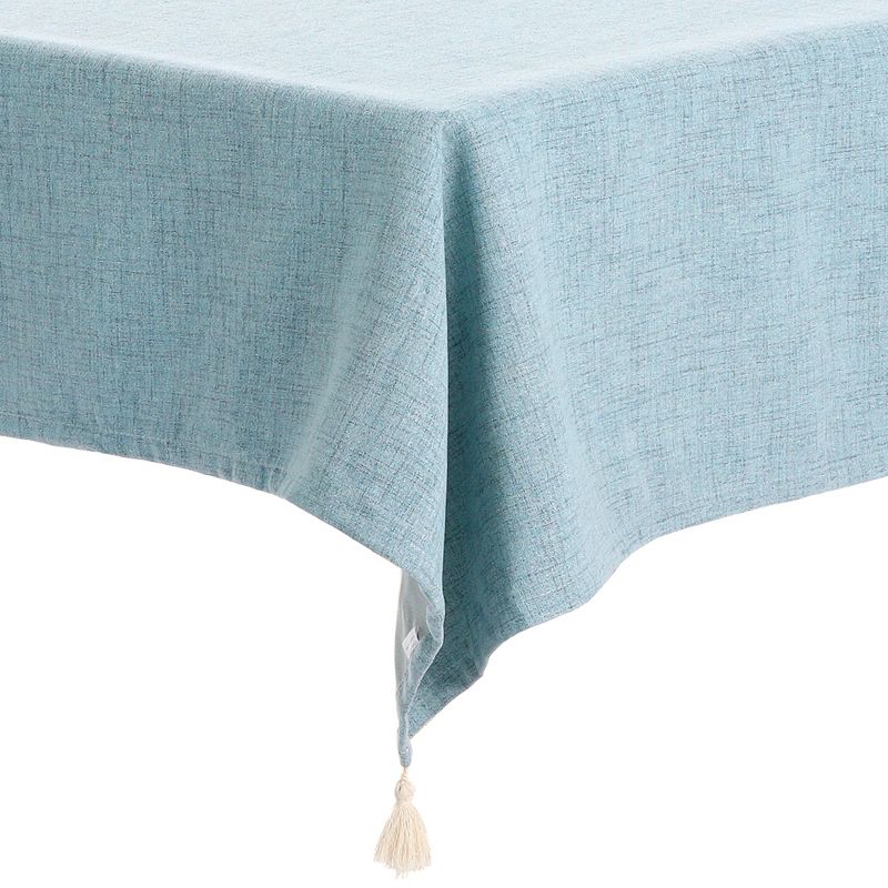 Unique Bargains Tassels Wrinkle-Resistant Washable Cotton Linen Tablecloth 1 Pc, 3 of 6