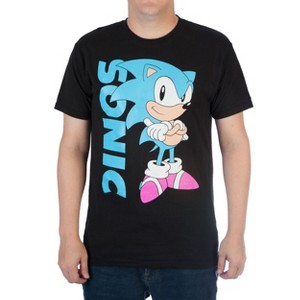Sega Sonic Black T-Shirt - 1 of 3