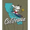 Boys' - Peanuts - California Surfing Snoopy And Woodstock Short Sleeve Graphic T-Shirt - 2 of 4