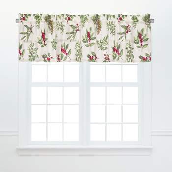 C&F Home Winter Botanical Green Valance Collection