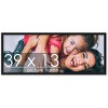 PosterPalooza | 39x13 Wood Frame with UV Acrylic, 6 Finishes: Black, White, Bronze, Silver, Wood, Mahogany - 2 of 4