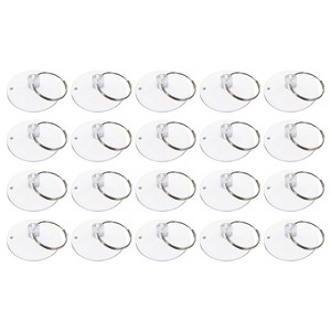 Unique Bargains Mini Strong Suction Cup with Rings Hooks and Hangers 50 Pcs - 1 of 3