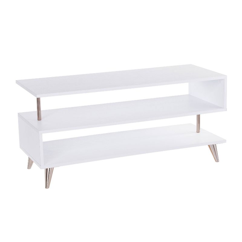 Sartan Low Profile TV Stand for TVs up to 37&#34; White - Aiden Lane, 6 of 9