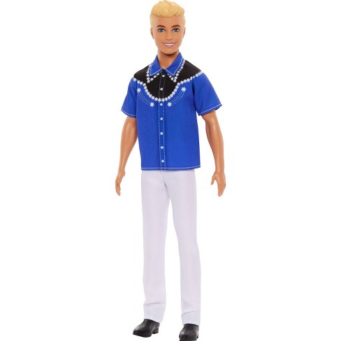 Barbie 12.7 Fashionistas Blonde Hair Blue Eyes Doll With Western Look 65th Anniversary Target