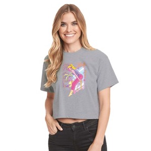 Women's - Instant Message - Totally Anime Cropped Graphic T-Shirt - 1 of 4