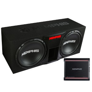 Memphis SRXE12DP Dual 12" SRX Vented Bass Package with SRX600.1V Amplifier - 1 of 4