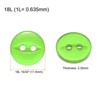 Unique Bargains Round Resin 2-Hole Fish Eye Craft Replacement Sewing Button 10 Pcs - 2 of 4