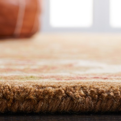 Elegant Ivory Hand-Tufted Wool Rectangular Area Rug, 2'3" x 4'