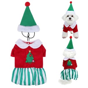 Unique Bargains Dog Christmas Outfit 1 Set - 1 of 4