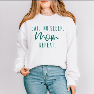 Simply Sage Market Eat. No Sleep. Mom. Repeat Sweatshirt - 1 of 4