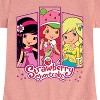 Girls' - Strawberry Shortcake - Strawberry And Friends Fitted Short Sleeve Graphic T-Shirt - 2 of 4
