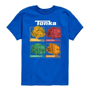 Boys' - Tonka - Tonka Trucks Grid Short Sleeve Graphic T-Shirt - 1 of 4
