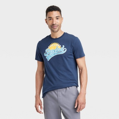 yes You Can Gym Culture Unisex Adult Navy Blue Graphic Tee : Target