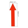 Unique Bargains Waterproof Removable Self-Adhesive Wall Marking Arrow Stickers 4 Inch Red 120 Pcs - 2 of 4
