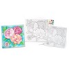 Faber-Castell Paint by Number Watercolor Set - Bold Floral: Craft Kit for Ages 12+, Includes Palette, Canvas & Brush - 3 of 4