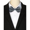 Elerevyo Men's Pre-tied Formal Satin Solid Color Formal Tuxedo Bow Ties - 4 of 4