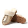 Fireside By Dearfoams Women's Sydney Genuine Shearling Scuff Slipper - 4 of 4