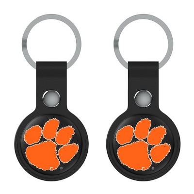 Keyscaper NCAA ACC Universities Insignia Black Airtag Holder 2-Pack