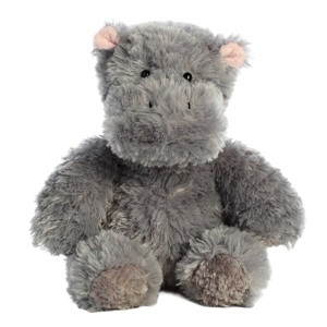 Aurora Medium Hippo Tubbie Wubbies Snuggly Stuffed Animal Gray 12" - 1 of 4