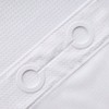 Extra Long Shower Curtain No Hooks Waffle Weave 71x86 White Hotel Grade Spa Style - 4 of 4