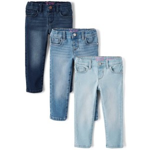 The Children's Place Toddler Girls Skinny Jeans 3-Pack - 1 of 3