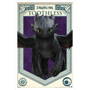 Trends International How To Train Your Dragon (2025) - Toothless Framed Wall Poster Prints - 1 of 4