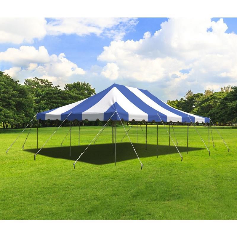 Party Tents Direct Weekender Outdoor Canopy Pole Tent with Sidewalls, 3 of 8