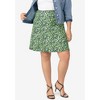 ellos Women's Plus Size Print A-Line Skirt - image 4 of 4