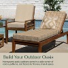 Honeycomb Outdoor Chaise Lounge Cushion - Courtyard Geo Almond - 3 of 4