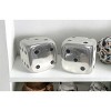 HomeRoots 6" Silver Buffed Aluminum Tabletop Sculpture - 2 of 4