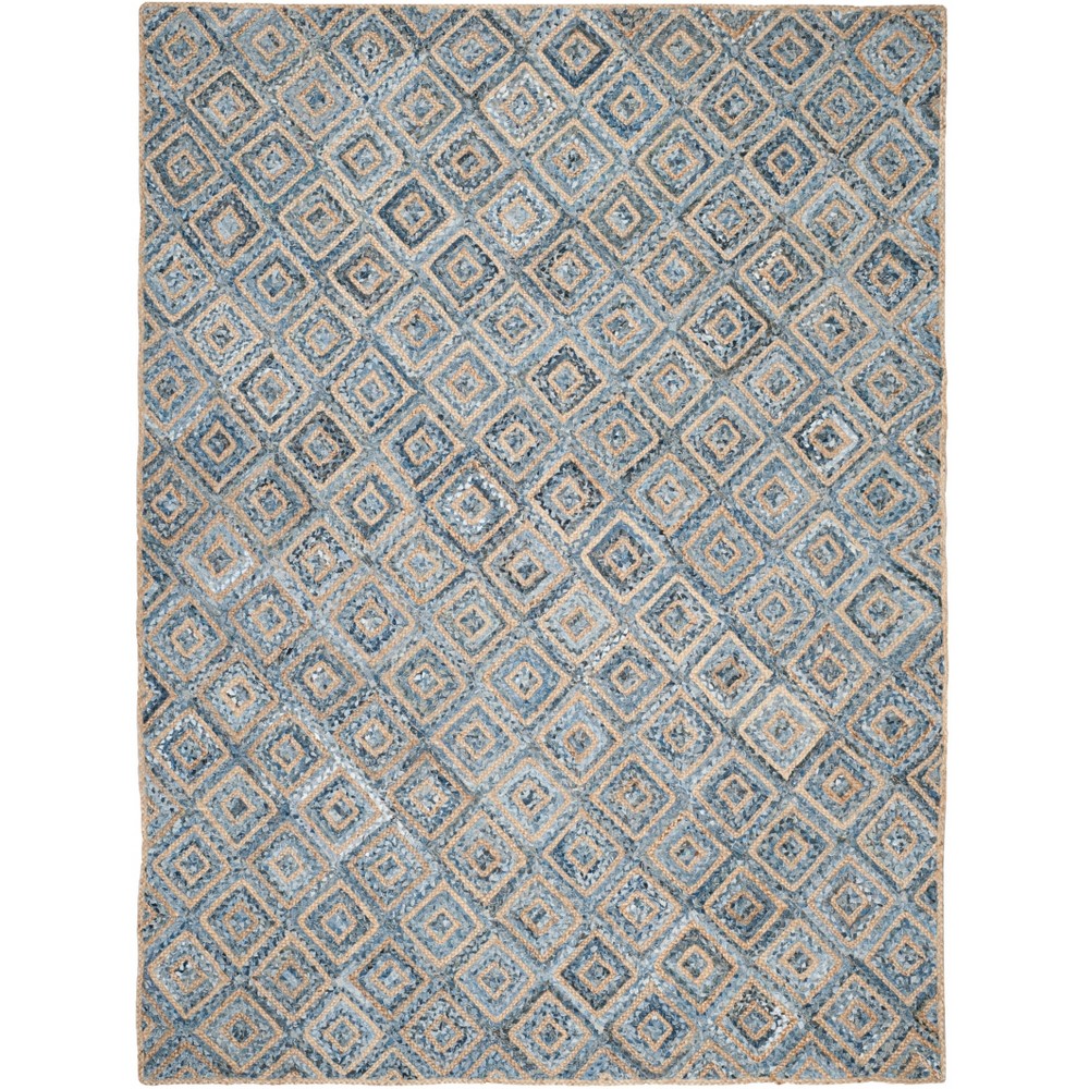 9'x12' Geometric Area Rug Blue - Safavieh