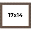 PosterPalooza | Elegant Brown Picture Frame - UV Acrylic, Backing Board, Hanging Hardware Included - 2 of 4