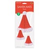 Beistle Tissue Santa Hats, 2 of 5.25" & 1 of 11.75", (6/Pkg) Multicolored - 3 of 4