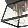 Artcraft Lighting Lucian 4 - Light Flush Mount in  Black/Brushed Brass - 4 of 4