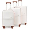 ELLE Luggage Checked Expedition 3pc Expandable Polycarbonate Spinner Hardside Suitcase Set - 2 of 4