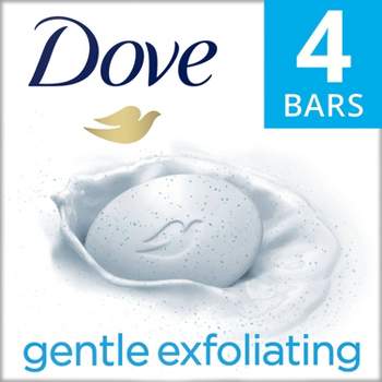Dove Beauty Gentle Exfoliating Beauty Bar Soap - 4pk - 3.75oz each