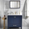 PROOX Enliven 30 in. W x 22 in. D x 39.24 in. H Freestanding Bath Vanity with White Engineered Stone Top - 2 of 4