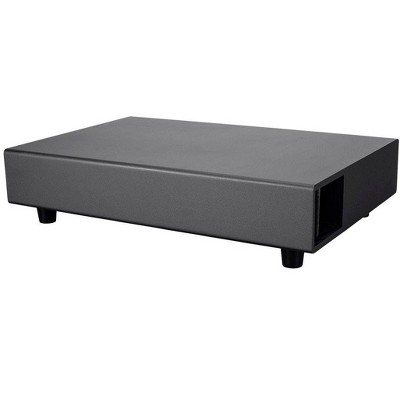 Photo 1 of Monoprice SSW-12 Powered Slim Subwoofer - 12 Inch - Black With Ported Design, 150 Watts, LowProfile Includes On-Wall Mounting Brackets