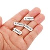 Unique Bargains Metal Bulk Elegant DIY Crafts Jewelry Making Word Pendant 30 Pcs - 4 of 4