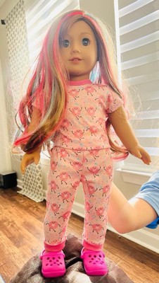 Our Generation Dreaming Of Donuts Pink Pajama Outfit & Accessories For 18''  Dolls : Target