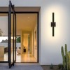 LamQee Aluminum Long Outdoor Modern LED Wall Light Slim Linear Exterior Lighting Fixtures Wall Mount - 4 of 4