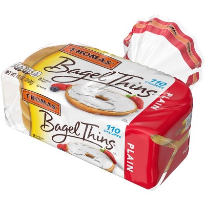 Thomas&#39; Plain Bagel Thins - 13oz/8ct