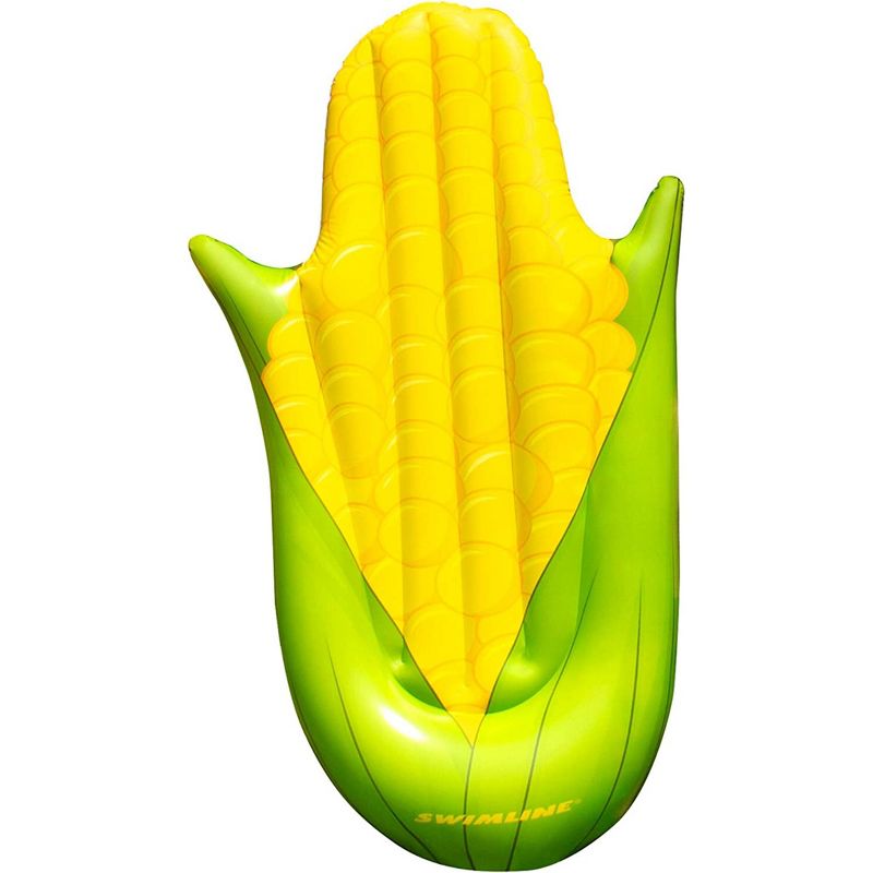 Swimline 90680M Giant 74" Inflatable Corn on the Cob Swimming Pool Float Lounger, 1 of 6