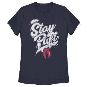 Women's Ghostbusters Stay Puft Marshmallow Man Melt T-Shirt - 1 of 4