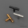 attop 6 Pack Brushed Satin Nickel Cabinet Knobs, 2 Inch(50mm) Cabinet Hardware T Bar Knobs for Cabinets and Drawers - 3 of 4
