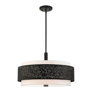 Livex Lighting Noria 5 - Light Chandelier in  Black - 1 of 2