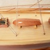 Shamrock Sailboat Model – 38 Inch Wooden Yacht – Handcrafted Nautical Display By Old Modern Handicrafts - 4 of 4