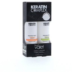 Keratin Complex Keratin Care Smoothing Shampoo 3 oz & Conditioner 3 oz Travel Valet Duo - 1 of 4